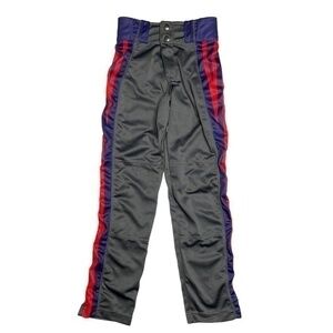 DO Apparel Boys Pants Size YM Gray Navy Blue Red Baseball Sport Athletic Pants